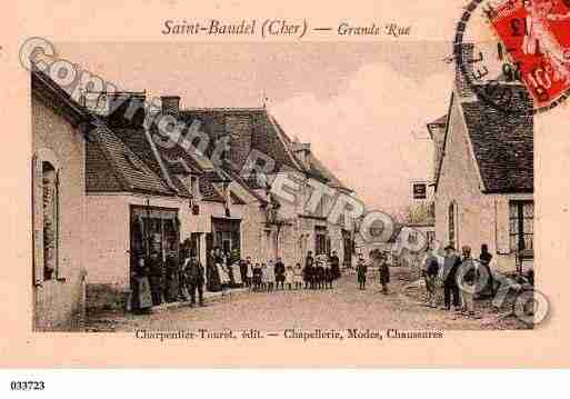 Ville de SAINTBAUDEL, carte postale ancienne