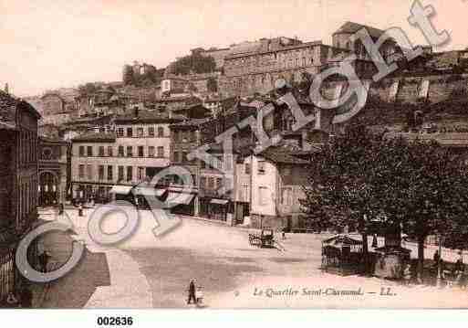 Ville de SAINTCHAMOND, carte postale ancienne