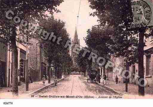 Ville de SAINTDIDIERAUMONTD'OR, carte postale ancienne