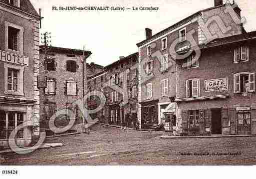 Ville de SAINTJUSTENCHEVALET, carte postale ancienne