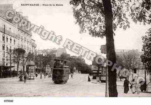 Ville de SAINTMANDE, carte postale ancienne
