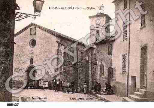 Ville de SAINTPAULENFORET, carte postale ancienne