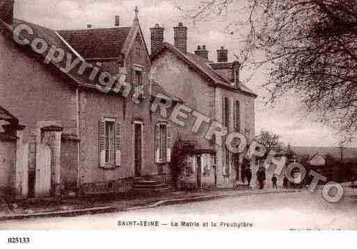 Ville de SAINTSEINE, carte postale ancienne