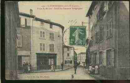 Ville de SAINTSYMPHORIENDELAY, carte postale ancienne