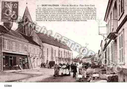 Ville de SAINTVALERIEN, carte postale ancienne
