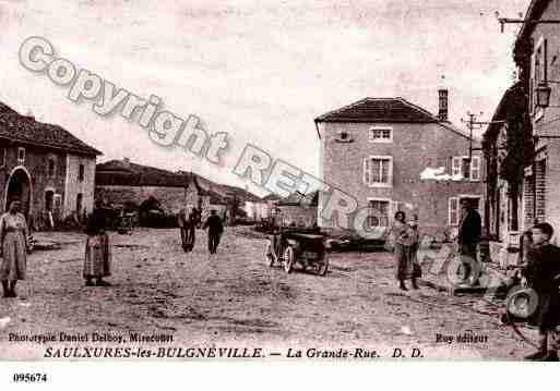 Ville de SAULXURESLESBULGNEVILLE, carte postale ancienne