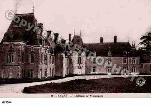 Ville de SEGRE, carte postale ancienne