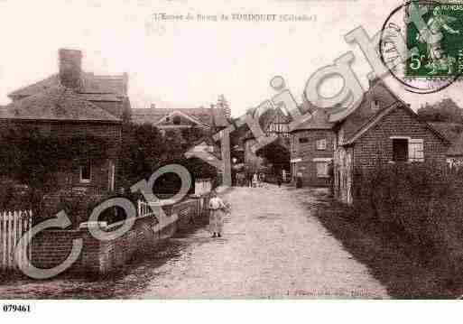 Ville de TORDOUET, carte postale ancienne