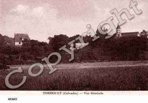 Ville de TORDOUET, carte postale ancienne