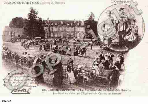 Ville de TREBRY, carte postale ancienne