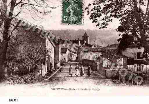 Ville de VILLECEYSURMAD, carte postale ancienne