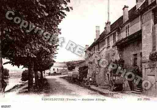 Ville de VINCELOTTES, carte postale ancienne