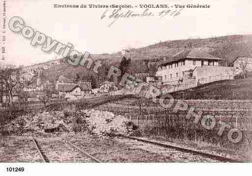 Ville de VOGLANS, carte postale ancienne