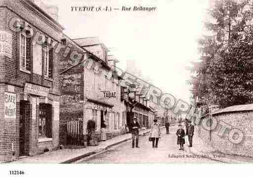 Ville de YVETOT, carte postale ancienne