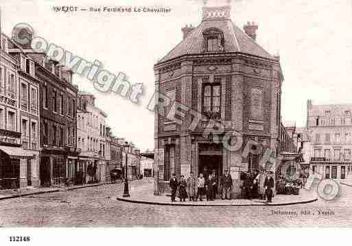 Ville de YVETOT, carte postale ancienne