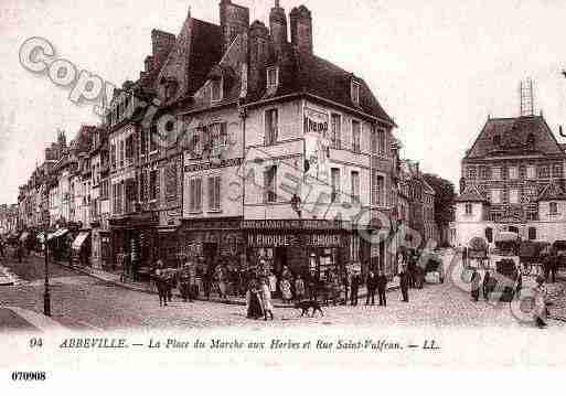 Ville de ABBEVILLE, carte postale ancienne