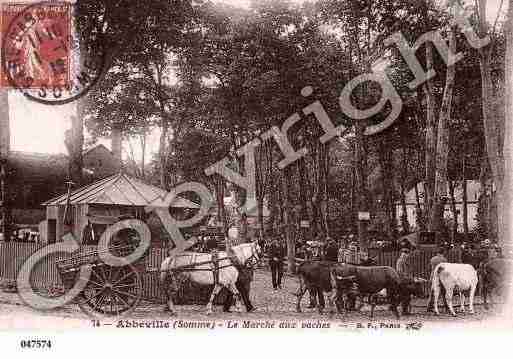 Ville de ABBEVILLE, carte postale ancienne