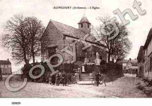 Ville de ALINCOURT, carte postale ancienne