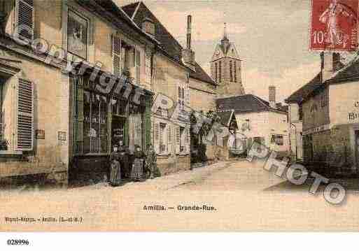 Ville de AMILIS, carte postale ancienne