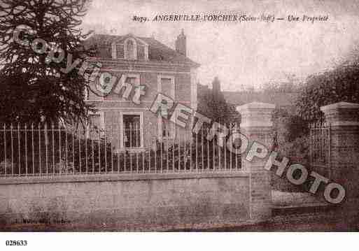 Ville de ANGERVILLEL\'ORCHER, carte postale ancienne