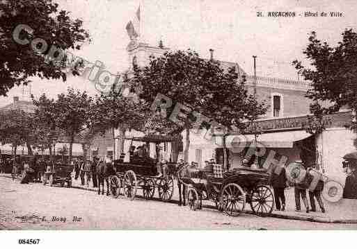 Ville de ARCACHON, carte postale ancienne