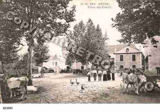 Ville de ARTIX, carte postale ancienne