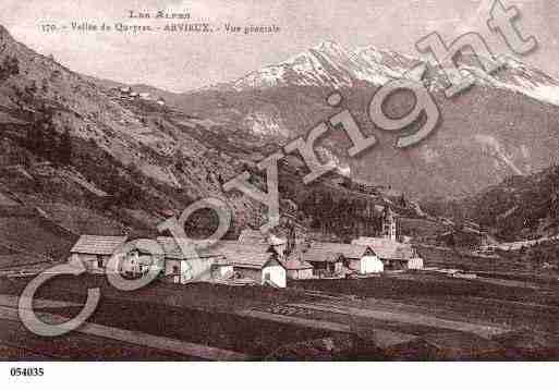 Ville de ARVIEUX, carte postale ancienne