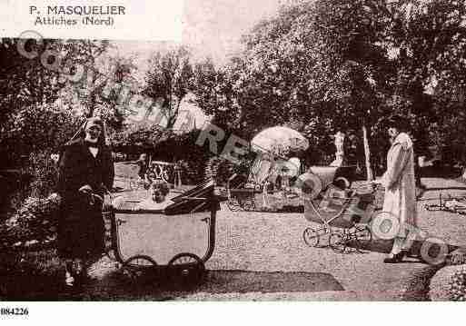 Ville de ATTICHES, carte postale ancienne Ville de ATTICHES, carte postale ancienne