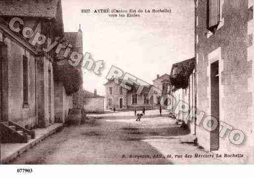 Ville de AYTRE, carte postale ancienne