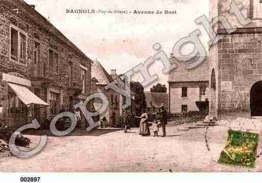 Ville de BAGNOLS, carte postale ancienne