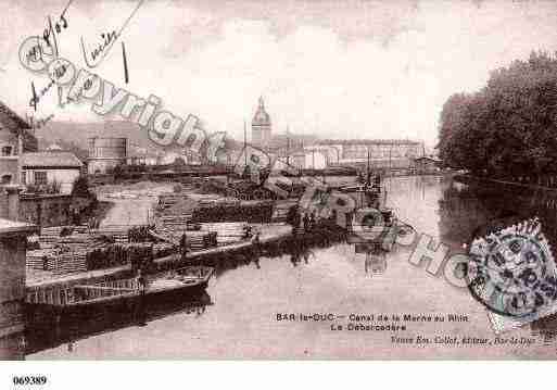 Ville de BARLEDUC, carte postale ancienne