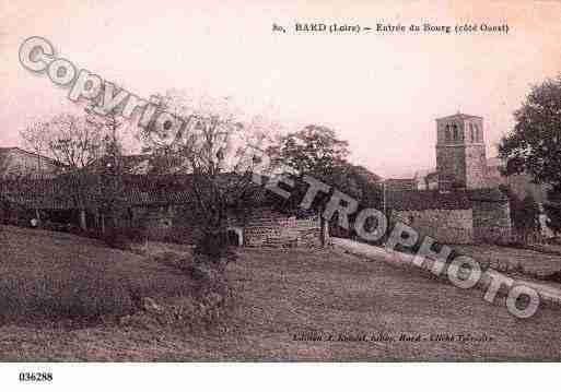 Ville de BARD, carte postale ancienne