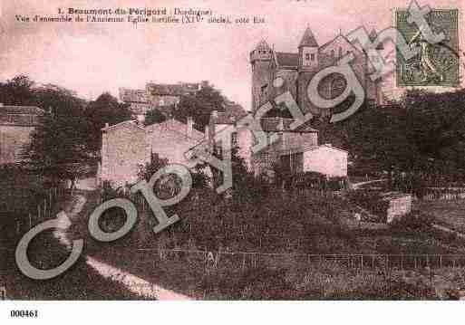 Ville de BEAUMONT, carte postale ancienne