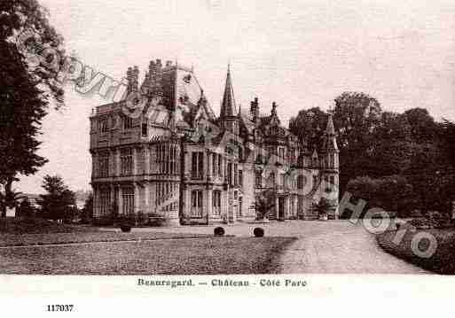 Ville de BEAUREGARD, carte postale ancienne