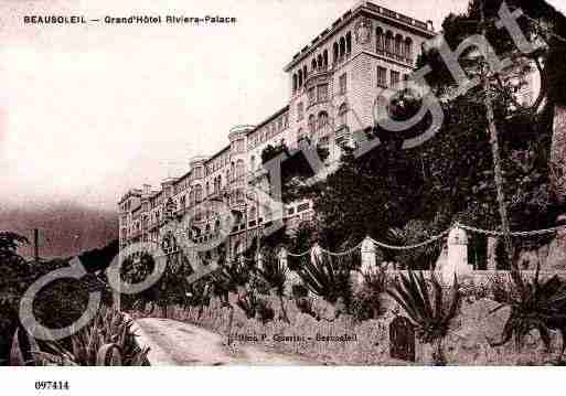 Ville de BEAUSOLEIL, carte postale ancienne