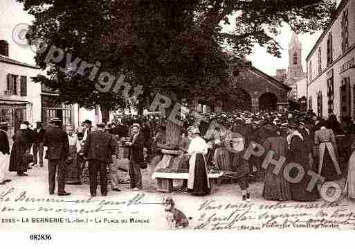 Ville de BERNERIEENRETZ(LA), carte postale ancienne