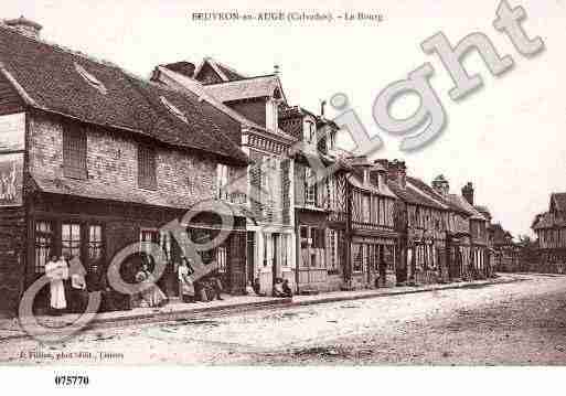 Ville de BEUVRONENAUGE, carte postale ancienne