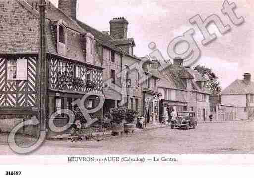 Ville de BEUVRONENAUGE, carte postale ancienne