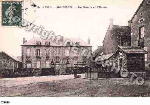 Ville de BLISMES, carte postale ancienne