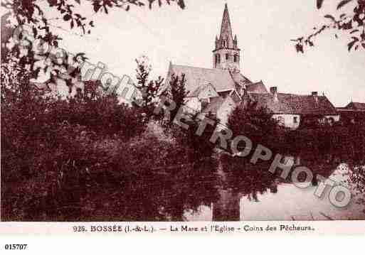 Ville de BOSSEE, carte postale ancienne