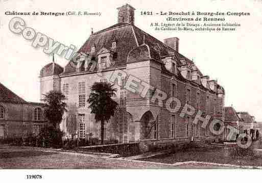 Ville de BOURGDESCOMPTES, carte postale ancienne