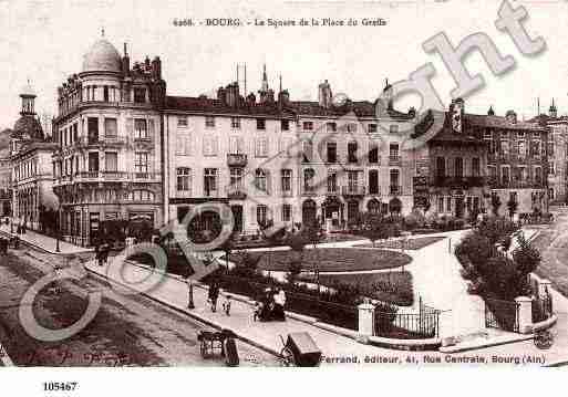 Ville de BOURGENBRESSE, carte postale ancienne