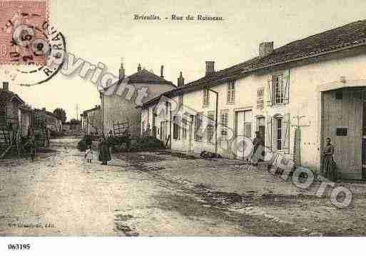 Ville de BRIEULLESSURMEUSE, carte postale ancienne