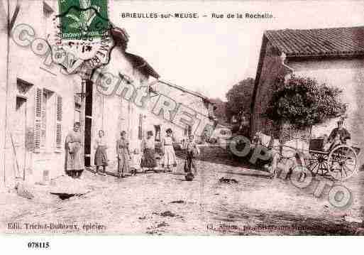 Ville de BRIEULLESSURMEUSE, carte postale ancienne