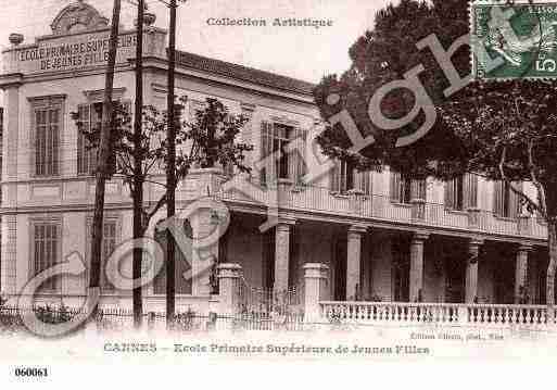 Ville de CANNES, carte postale ancienne