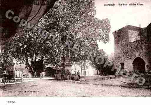 Ville de CAROMB, carte postale ancienne