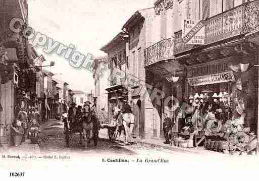 Ville de CASTILLONLABATAILLE, carte postale ancienne