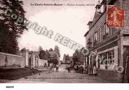 Ville de CAULESAINTEBEUVE, carte postale ancienne