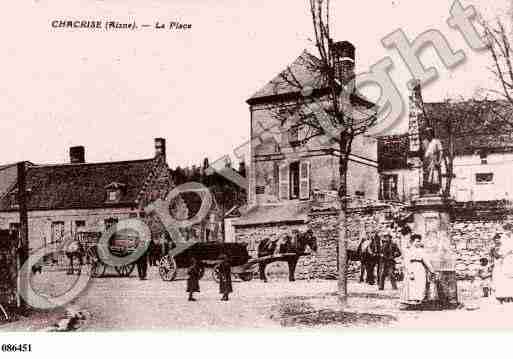 Ville de CHACRISE, carte postale ancienne