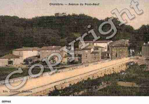 Ville de CHALABRE, carte postale ancienne